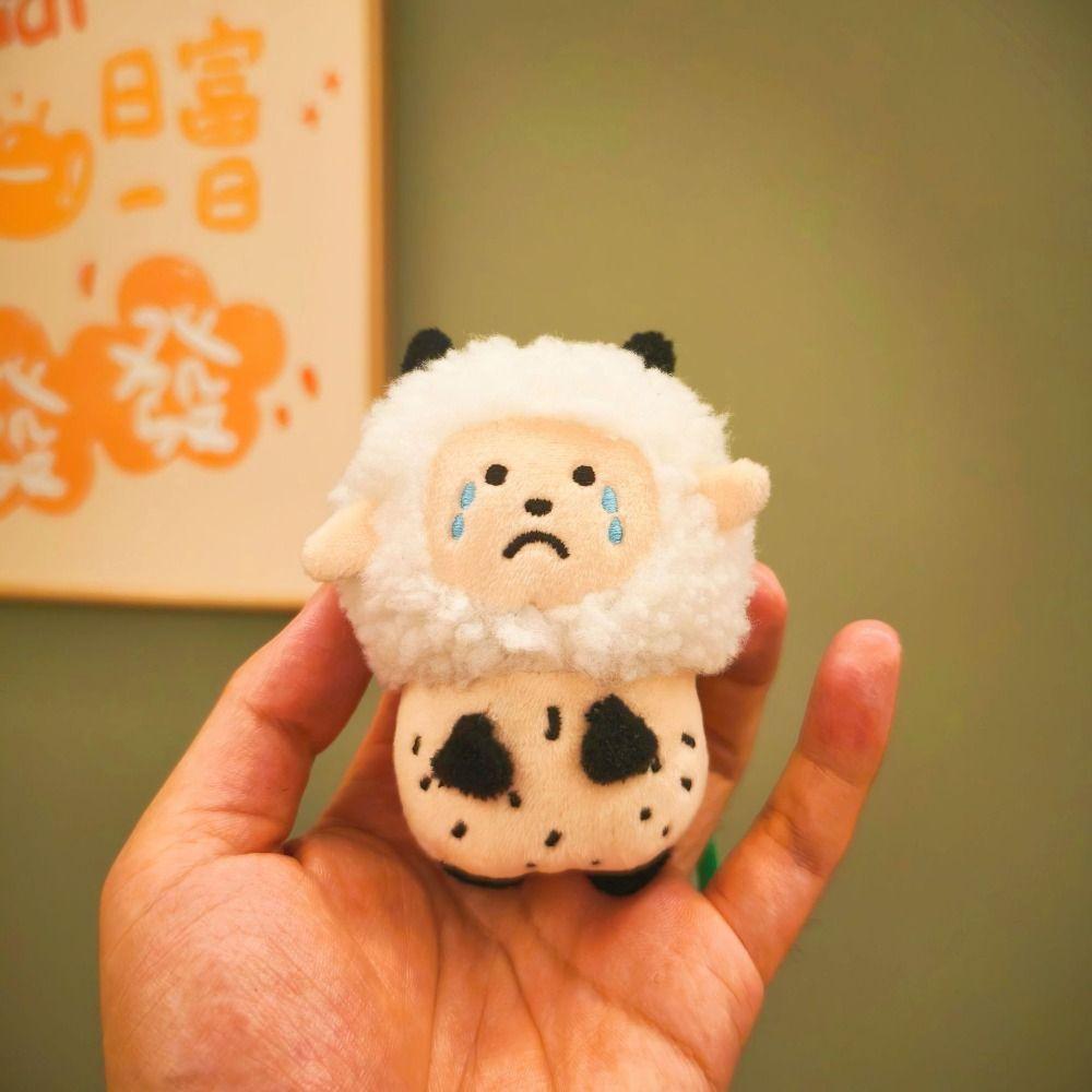 Cartoon Tears Sheep Doll Keychain Bag Charm Sheep Doll Bag Pendant  Children Gift