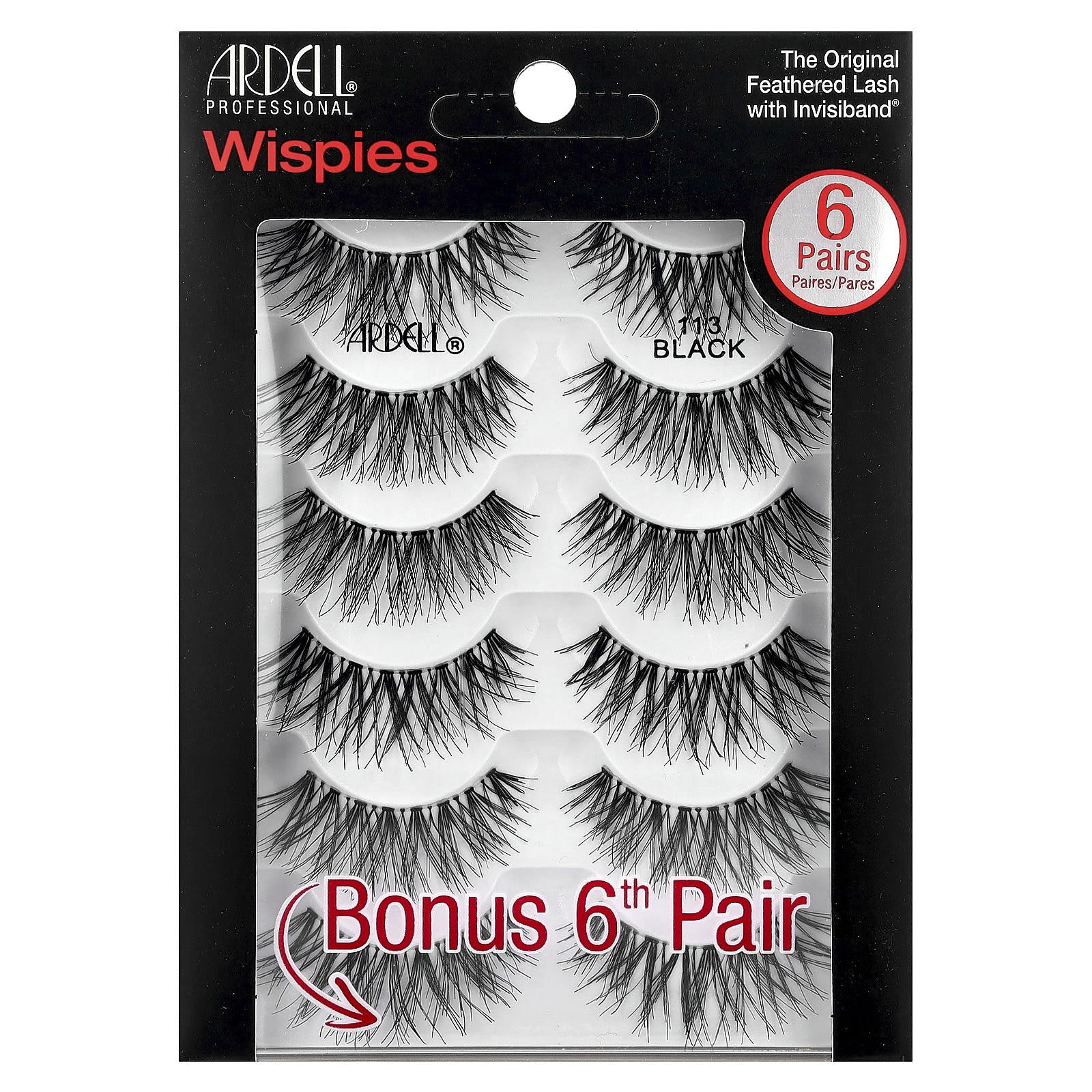

Eyelashes, Wispy, 113 Black, 6 Pairs