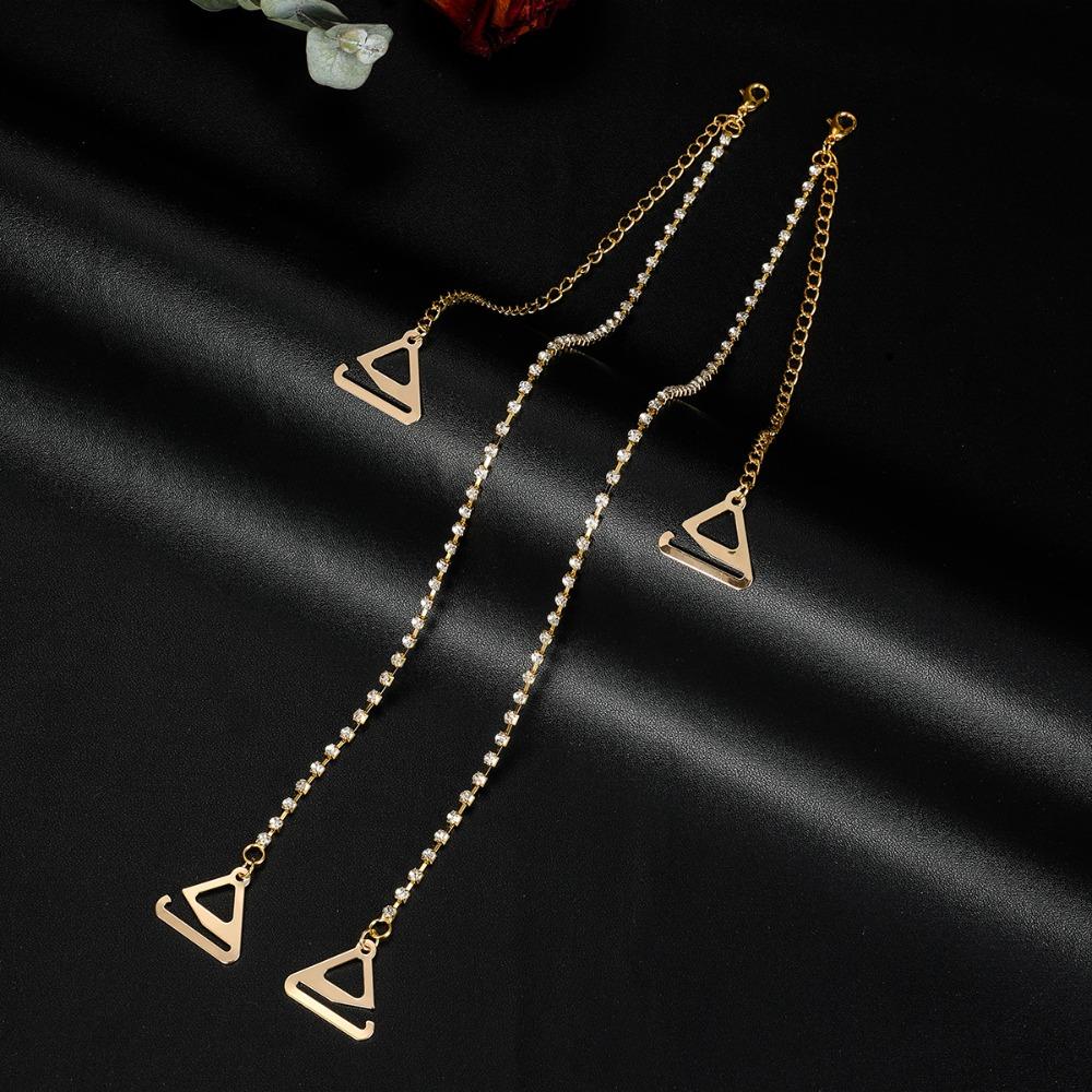 Non-Slip Rhinestone Bra Straps Removable Adjustable Underwear Shoulder Strap Decorative Sexy Off-the-shoulder Bra Shoulder Belts