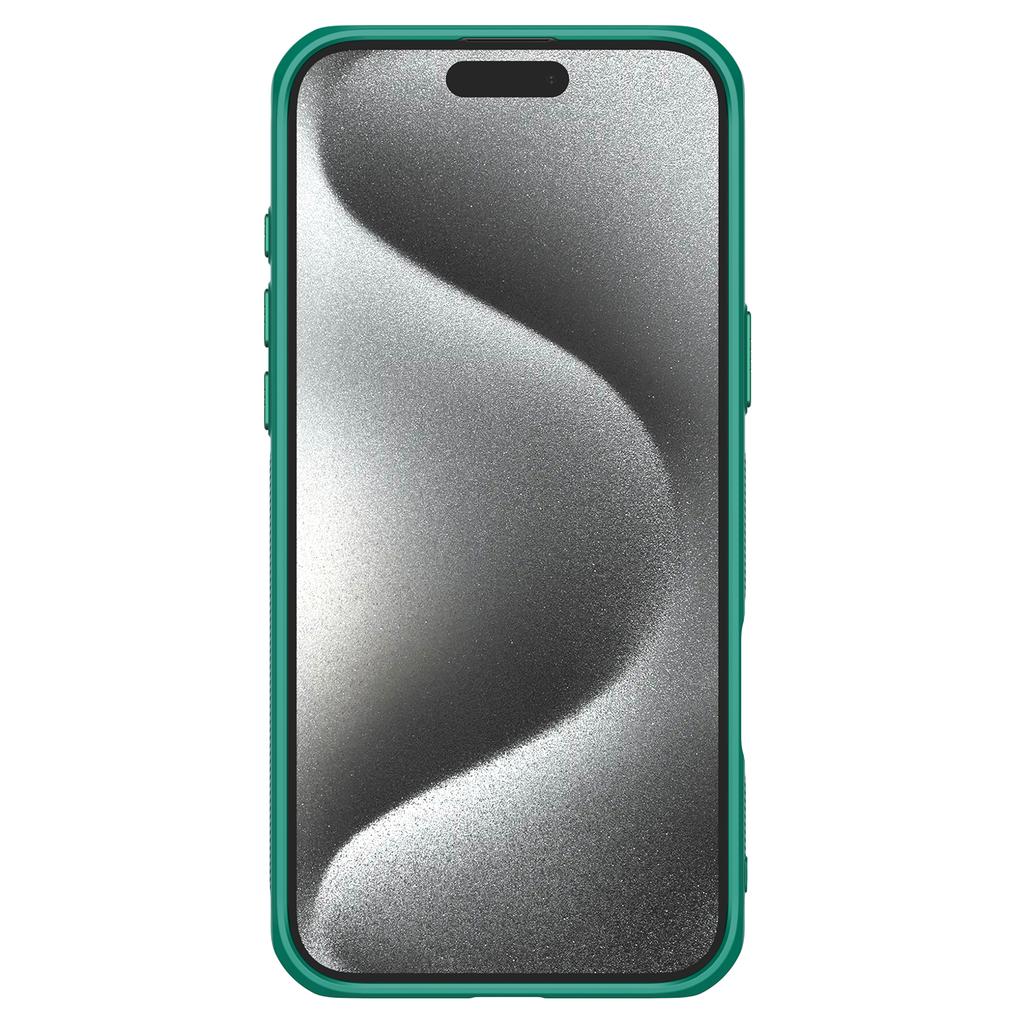 NILLKIN Iceblade Prop for iPhone 16 Pro Max Case PC+TPU Phone Shell with Lens Cover Kickstand