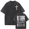 God Is So Much Bigger Than Print T Shirt Retro Christian Bible Jesus Doodle Vintage Washed T Shirts Unisex Women Harajuku Tee Shirt