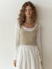 Liel Peche Knit Vest (Beige)