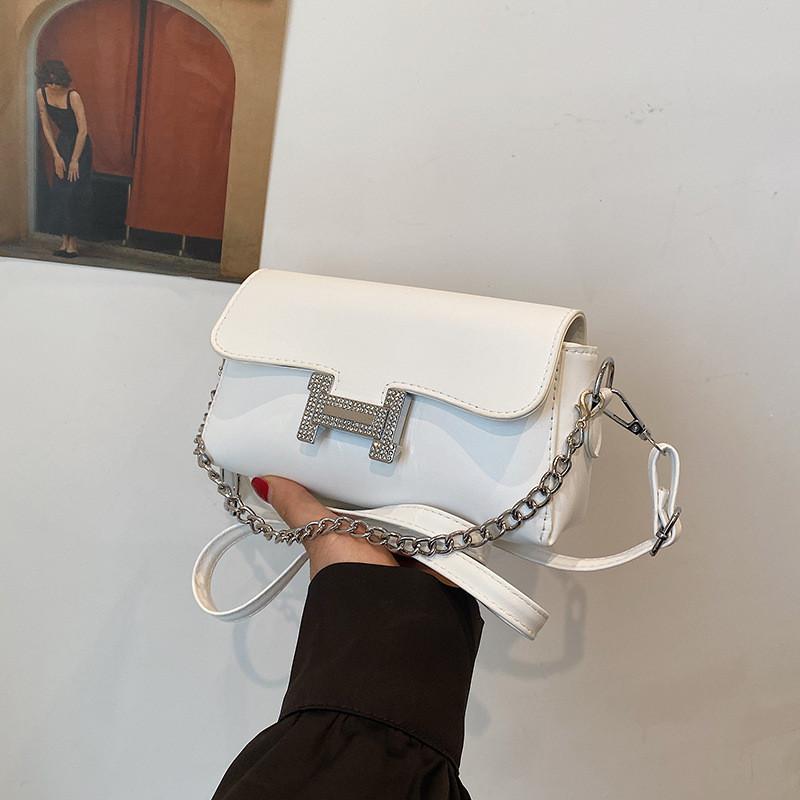 Pu Street Style Small Square Bag 2024 New Spring Fashion Shoulder Bag