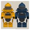 Compatible Minifigure Swat Doll Moc Bomb Squad Armor Third Party Military Eod Suit Accessories