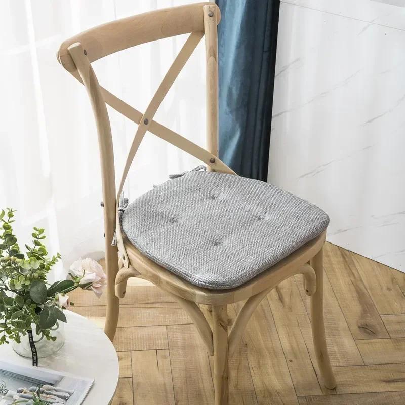 

Nordic Multi Color дихаюча подушка для стільця з ремінцями Подушка для сидіння в обідній кімнаті Подушки для обіднього офісного стільця All Seasons 39x40cm