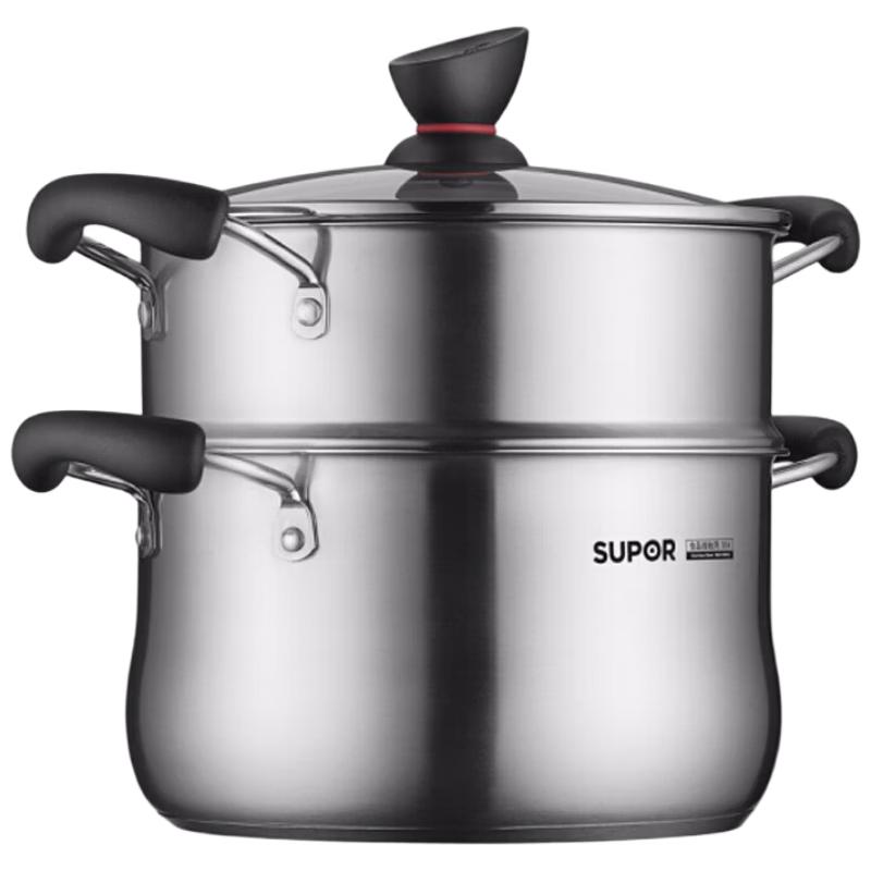 Supor 22cm Multi-purpose 304 Stainless Steel Pot