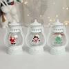 Portable LED Christmas Santa Claus Snowman Lanterns Indoor Decor Lights Battery Powered for Home Xmas New Year Navidad Ornaments