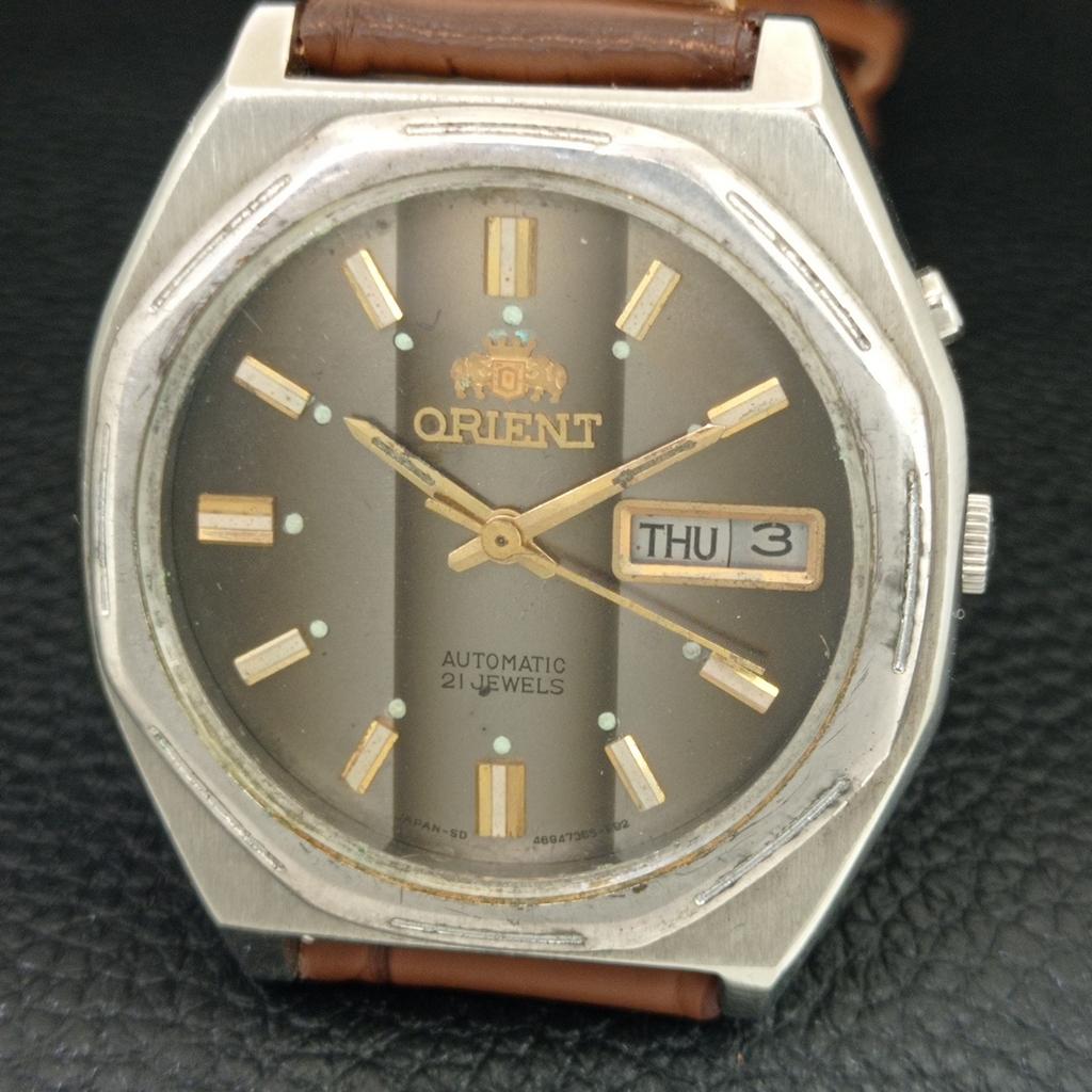 Orient AUTOMATIC 46941 VINTAGE JAPAN MENS ORIGINAL DIAL WATCH A704890-1