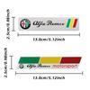 Car Stickers For Alfa Romeo 3D Metal Car Decor Emblem Fender Sticker Rear Trunk Badge Decal For Alfa Romeo Giulia Stelvio Giulie