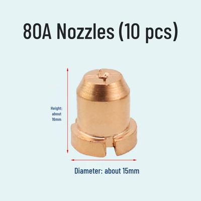 Plasma Cutter 80A Nozzle (10-pack)