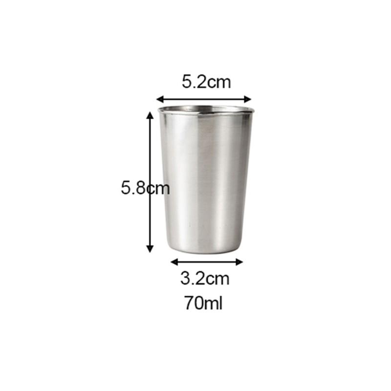 Elegant Stainless Steel Cup for Coffee and Cola Choose Your Desired Capacity