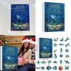 Marine Life Christmas Advent Calendar With Acrylic Figures For Festive Gift Giving