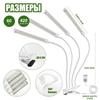 LED Plant Grow Light: 12V Clip-On Full Spectrum with Dimming & Timing for Seedling Sunlight Imitation