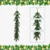 Artificial Christmas Garland Ornament, Realistic PE Table Centerpiece, Multifunctional Wall