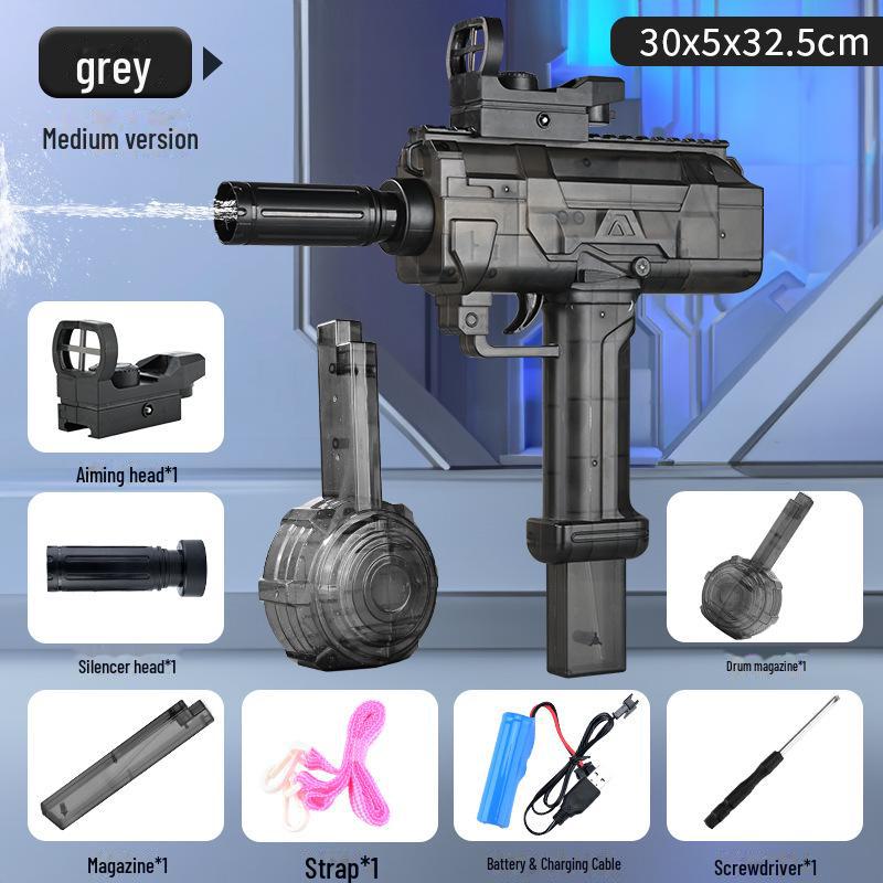 Uzi Electric Burst Water Gun for Kids – Large Capacity Toy for Water Fights