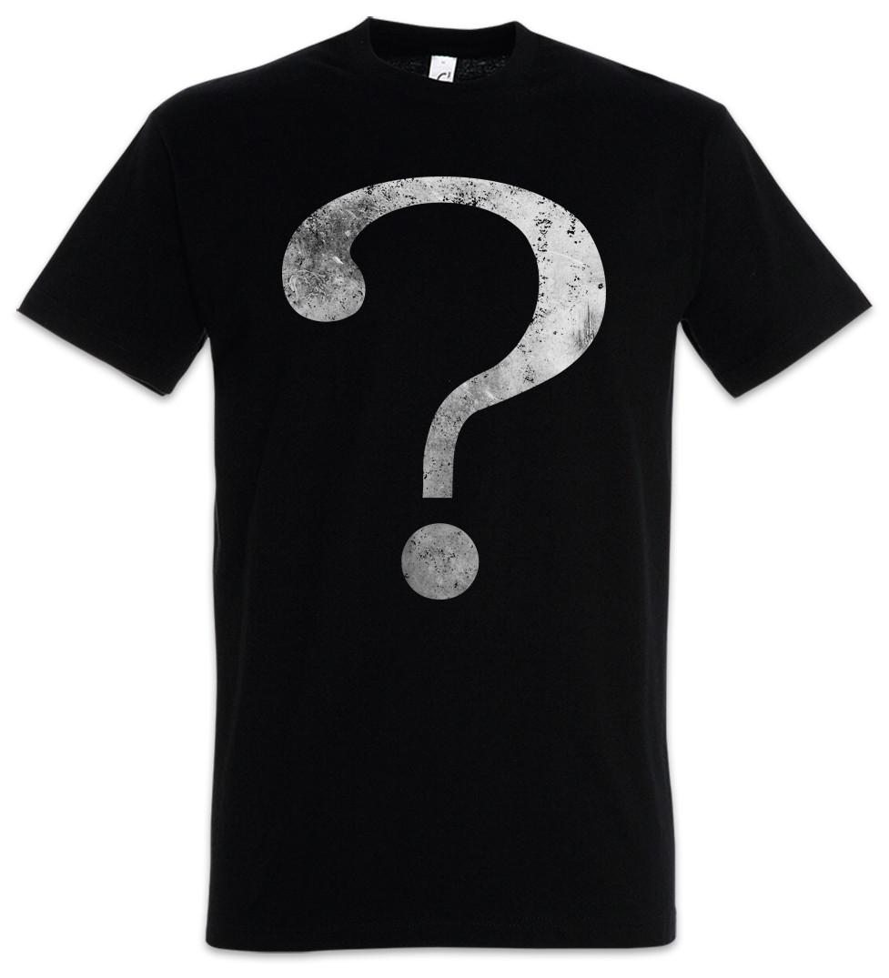 Questionmark T-Shirt Fun Geek Nerd Pupil Students Teacher Professor Scientist XL