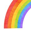 Rainbow Cloud Wall Decals PVC Modern Decorative Wall Stickers for Corridor Classroom Sofa Backdrop Bedroom Home Decoration