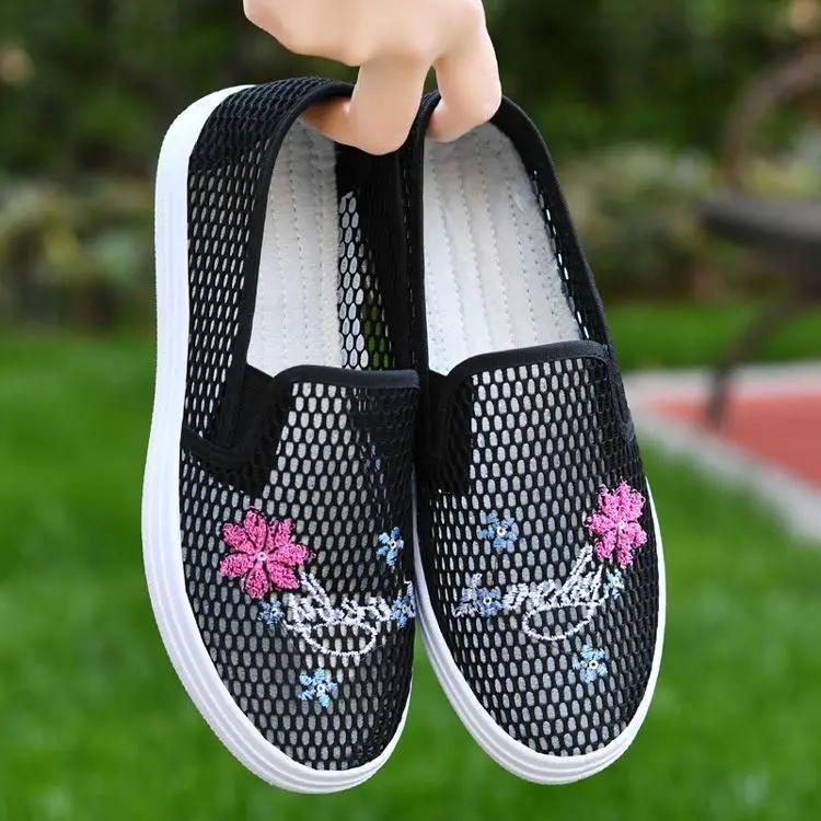 Fashion Aesthetic Summer Slip On Shoes for Women New In Arrival 2025 Korean 39 Y2k Fashion Offers Deals Original Woman Footwear Sale