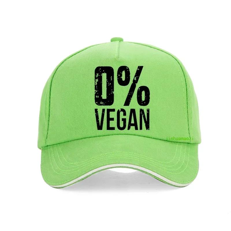 Zero Percent Vegan Funny BBQ Carnivore Meat Eater hat fashion Unisex Printing Baseball Cap Adjustable Summer bonnet