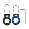 2Pcs Colours For Apple AirTag Case With Steel Wire Cable Secure Holder For Air Tag Lock Protective Case Key Ring For Luggage Tag