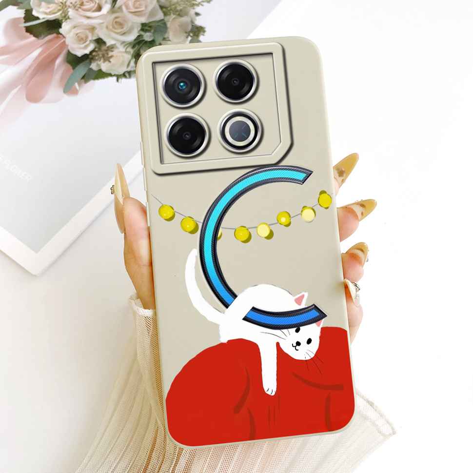 For Infinix GT 20 GT20 Pro Case Lucky Cute Cat Rabbit Cartoon Pattern Back Cover For Infinix GT 20Pro X6871 Phone Shell Coque