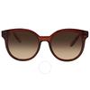 Ferragamo Brown Gradient Teacup Ladies Sunglasses Sf833s 210 53