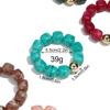 Fashion Acrylic Big Irregular Square Beaded Bracelet for Women New Trendy Imitation Stone Strechy Bracelet Hand Jewelry Gifts