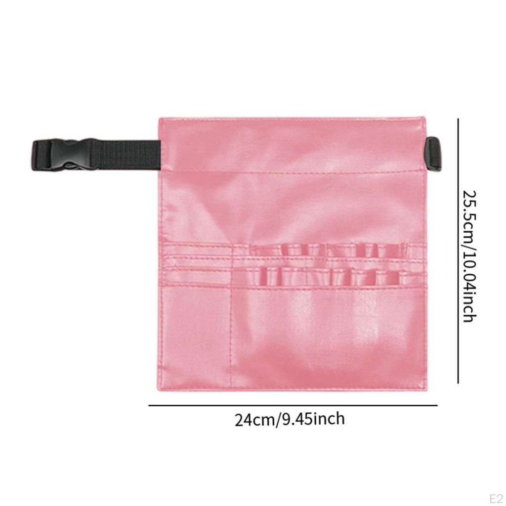 Haircut Tools Scissors Storage Bag Barber Waist Pouch PU Leather Multifunctional Holder Salon