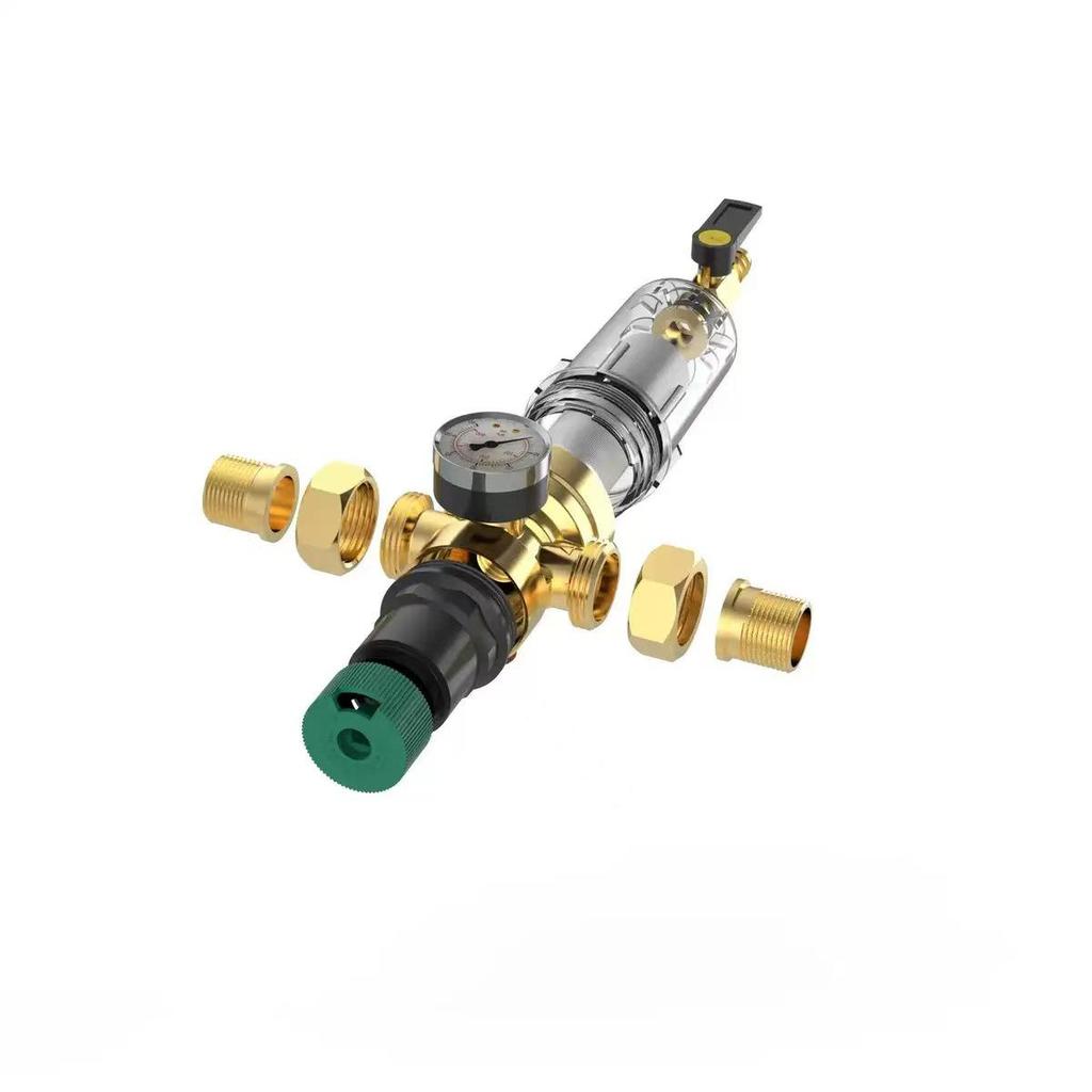 Brass Pressure Reducing Valve Pre-filter for Whole House Water Purification
