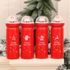 Christmas Gift for Girlfriend Gift Santa View Insulated Glass Christmas Gift Water Glass