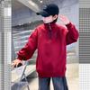 Boys Fleece Lined Half Zip Pullover Stand Collar Warm Sweatshirt Big Kids Long Sleeve Top