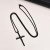 Vnox stainless steel Jesus Christ Cross Pendant Necklace for Men Catholic Religious faith Daily Luxury Jewelry Fade-Proof