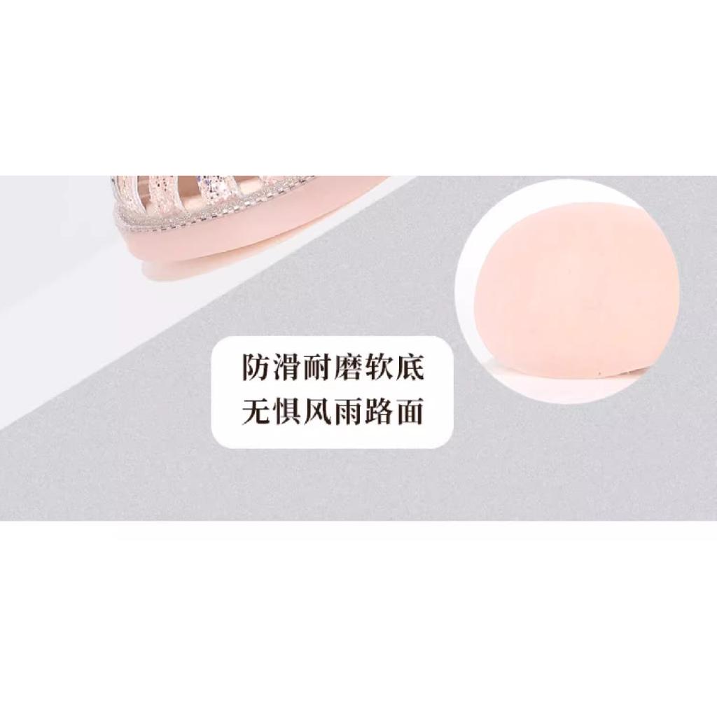 Mädchen Sandalen Kinder Prinzessin Schuhe Neu Sommer Kleine Mädchen Weiche Sohle Kristall Schleife Zehenschuhe Acht Krallen Schuhe