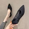 Slip-on Shoes for Women Office Pointed Toe Sexy Offers Woman Flats Offer Trends 2025 Vulcanized Shoe Deals New Arrival Cotton 39