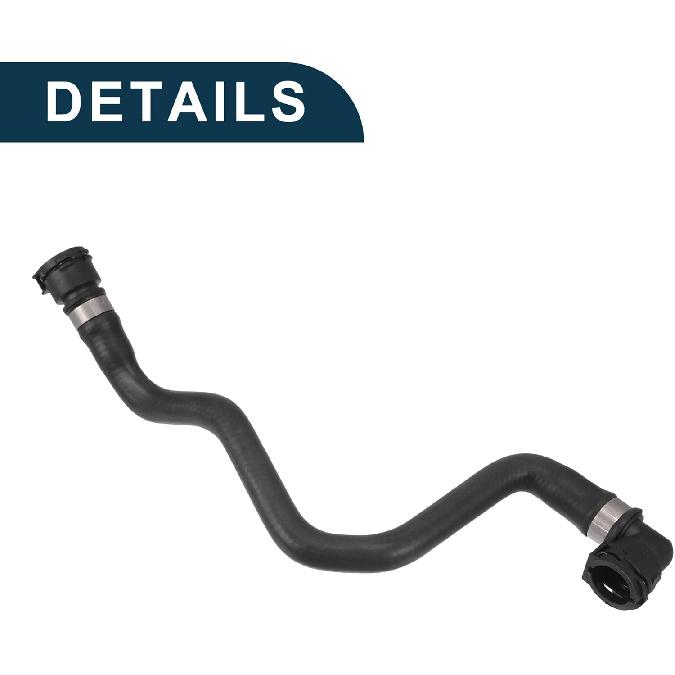 Durite de radiateur pour BMW X5 Haute étanchéité N°11537500752 | Durite d'eau de réservoir moteur Noir 1 pièce