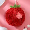 Cute Chenille Hand Towel Kitchen Bathroom Hand Ball With Hanging Loop Quick Drying Soft Absorbent Towel Home Tool