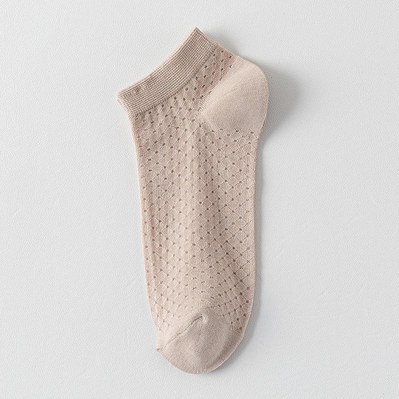 Men's Summer Thin Sweat Absorbing Deodorant Mesh Breathable Socks