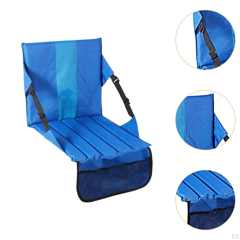 Portable Stadium Seat Cushion with Back Support for Outdoor Activities