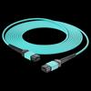 Nokoxin 50m MPO-MPO OM4 Multimode 8-Core Fiber Optic Patch Cable