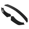 4PCS Front Bumper Lip Kit Spoiler Splitter Fourpart Form for Car Modification Front Bumper  (Glossy Black )