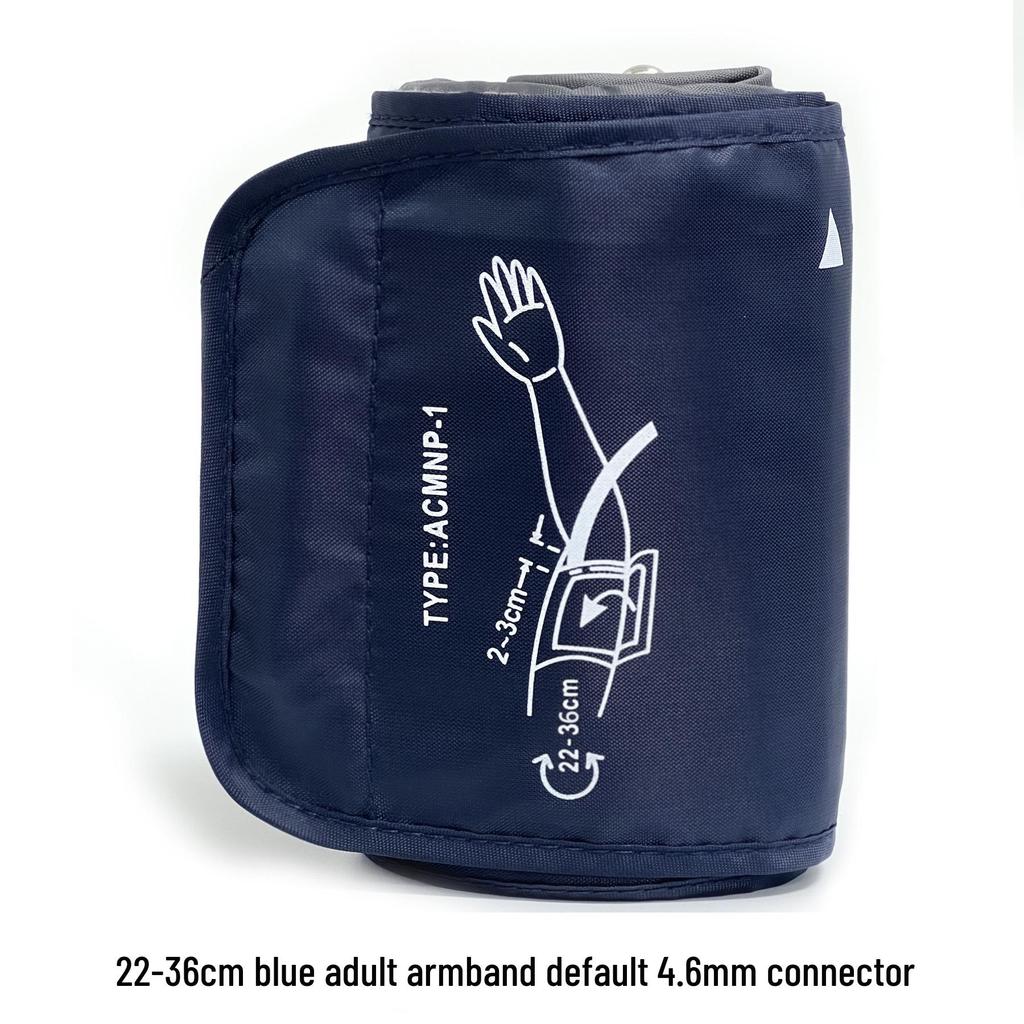 Upper Arm Blood Pressure Monitor with Extended Cuff