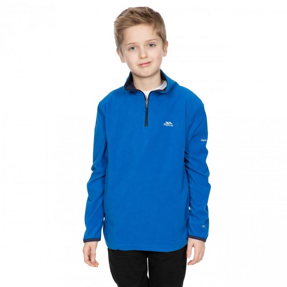 Childrens Boys Etto Half Zip Fleece Top