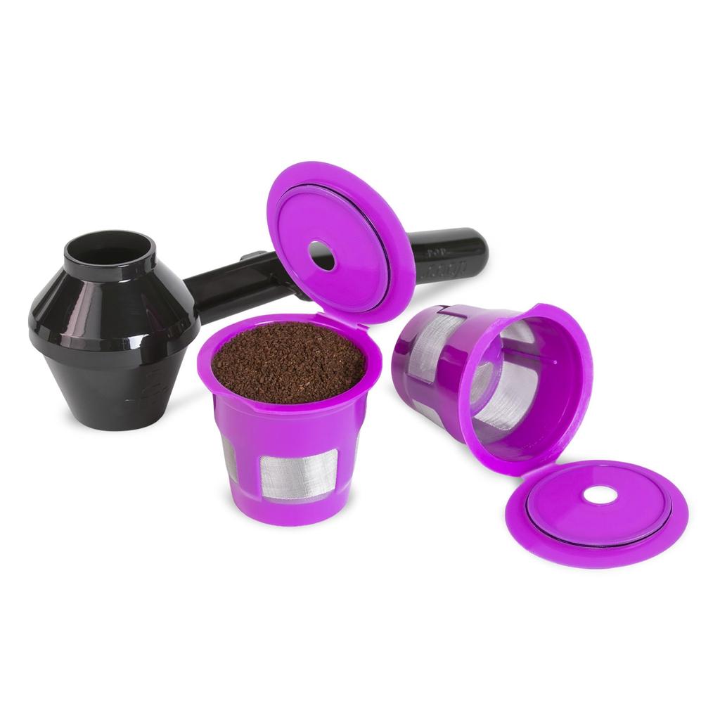 Perfect Pod Cafe Fill Value Pack Reusable K-Cup Coffee Pod Filter & Coffee Scoop for Keurig K-Duo, K-Mini, 1.0, 2.0, K-Series, and Select Single-Cup