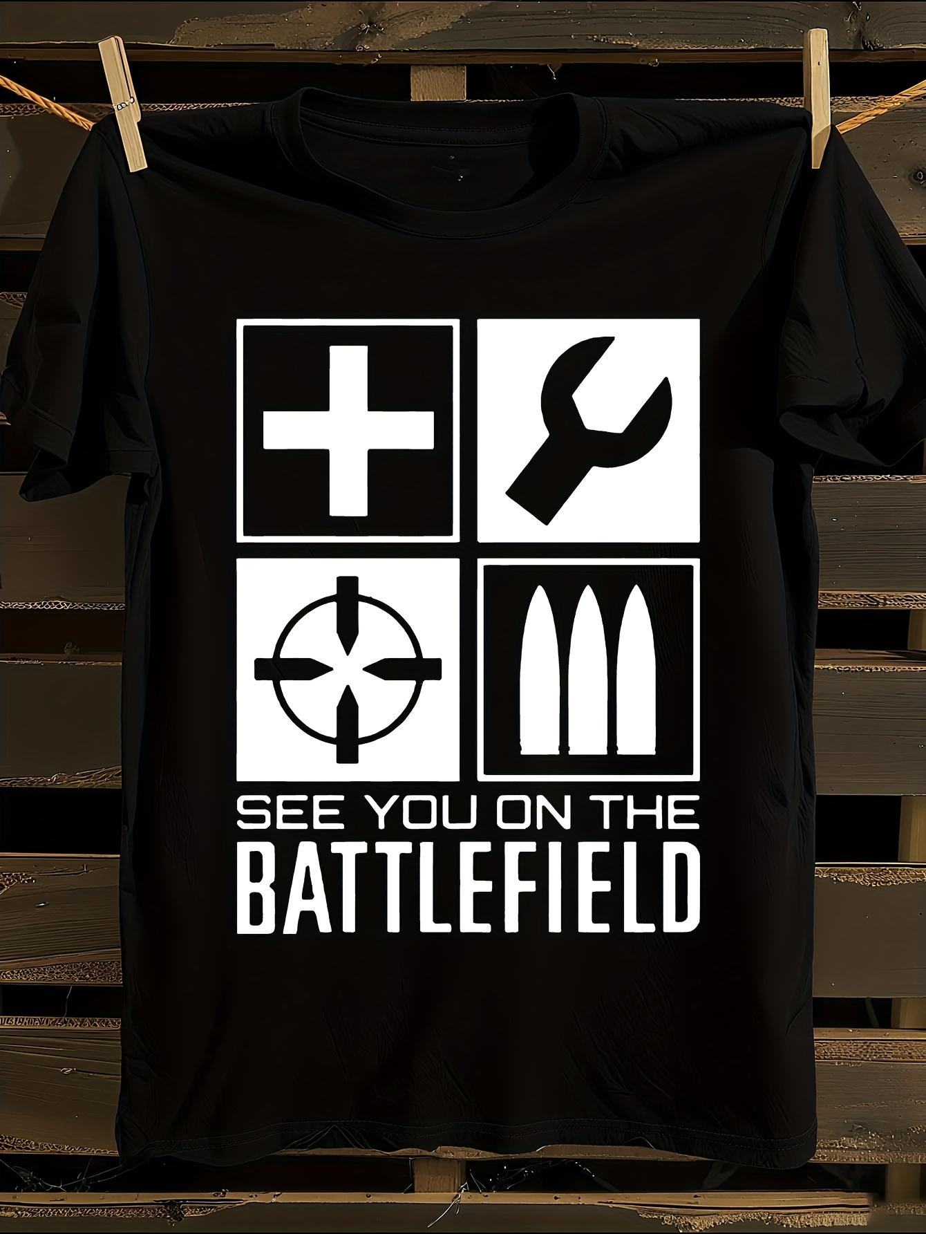 Игровая футболка в стиле Battlefield 1 и 2 S