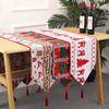 Christmas Decorations Knitted Cloth Table Runner Christmas Table Runner Dining Table Santa Claus Decoration Home Decoration