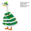 Holiday Yard Goose Attire Halloween Ghost Outfit, Christmas Porch Apparel, Festive Costume for 23 Inch Statue, Outdoor Garden Lawn Decoration Outfit