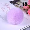 20PCS Imitation Rabbit Fur Ball Handmade Clothing Bag Decoration Artificial Fluffy Soft Pompons Colorful Balls for DIY Keychain