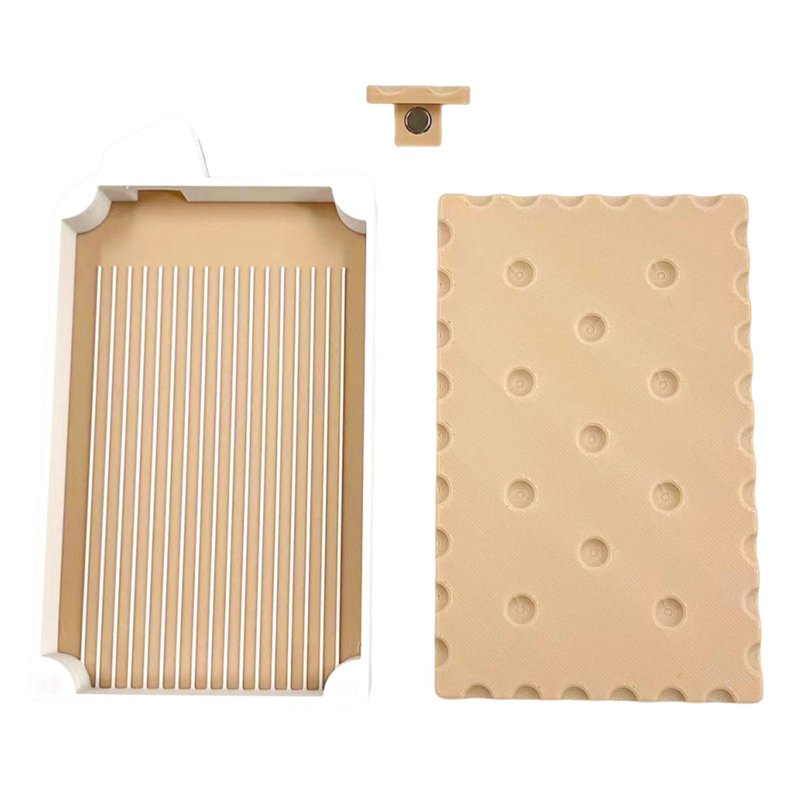 

3D Printed Functional Sandwich Drill Tray Diamond Painting Storage Plate Opening Embroidery Art Tool for Diamonds Mosaic Kit хаки