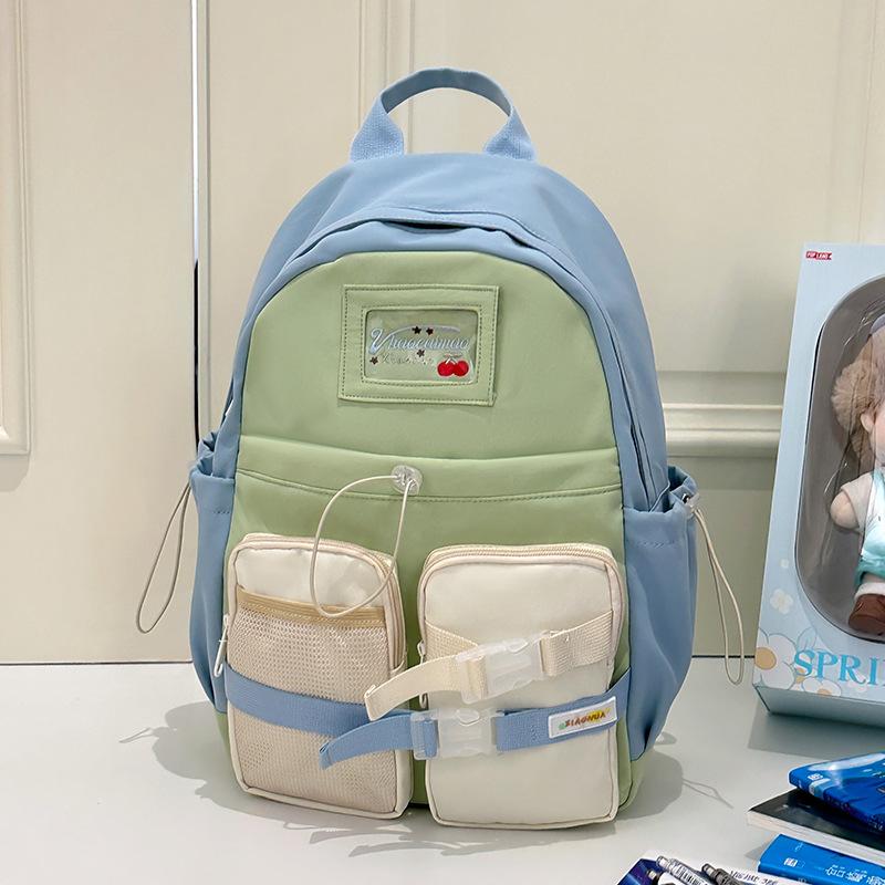 

New Bag Girl Ins Wind Korean Junior High School Students High School Students Large Capacity Girl Mori Backpack Backpack. .