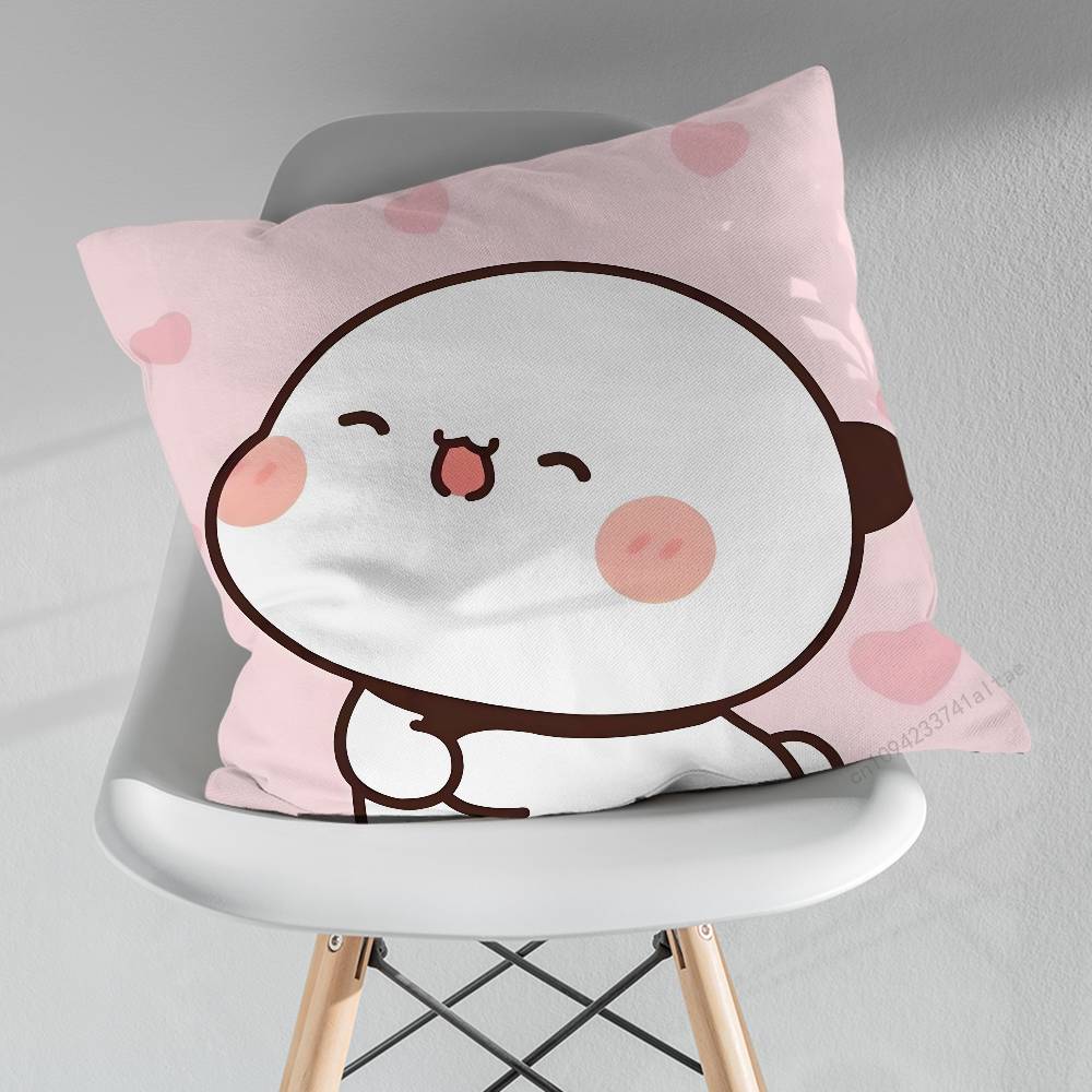 Cute BBubu DDudu Funny Pillowcase for Sofa Room Office Decor Printing  Merchandise AllMatch Cushion Cover